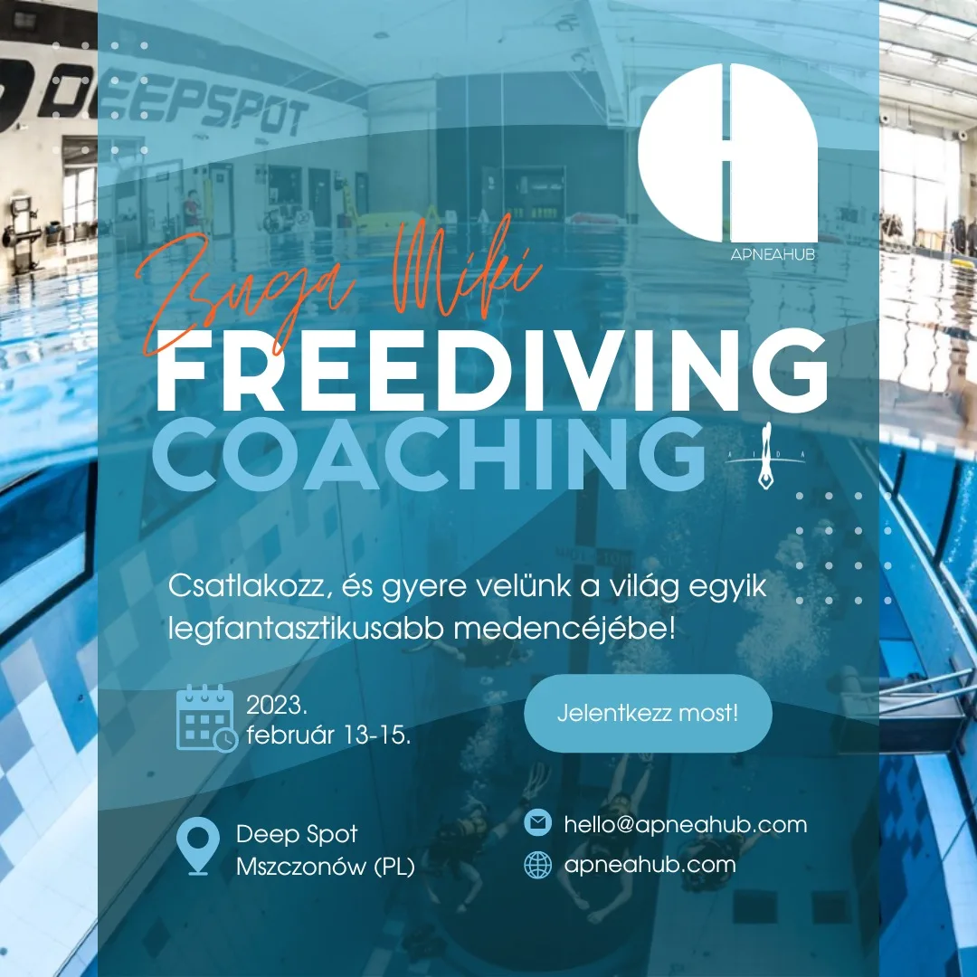 Apnea Coaching - DeepSpot - szabadtüdős búvártanfolyam